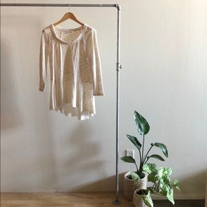 Anthropologie White + Cream Sweater